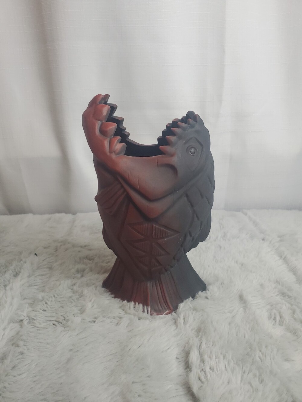 Trader Sam's Enchanted Tiki Bar Red Piranha Tiki Mug 2nd Edition Disneyland NEW